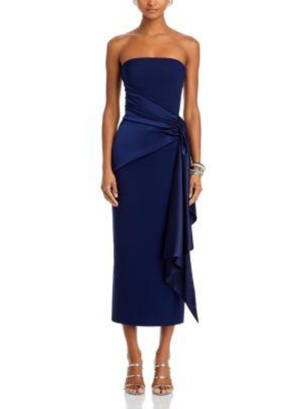Chiara Boni Navy Blue Cocktail Dress